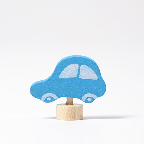 Grimms Steckfigur blaues Auto