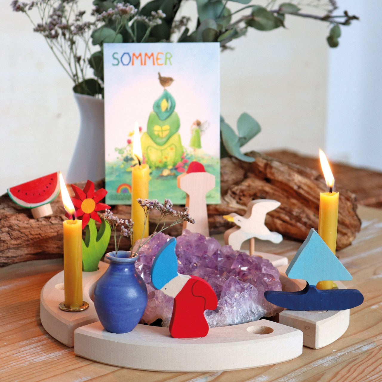 Steckfigur SOMMERZWERG