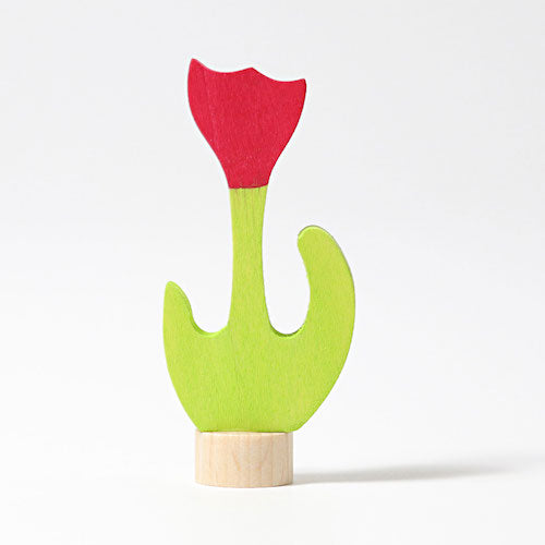 Grimms Steckfigur rote Tulpe