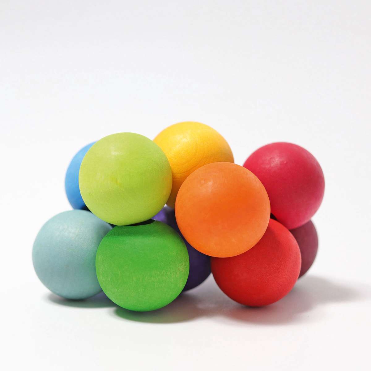 Grimms Babyspielzeug Regenbogen Kugelgreifling