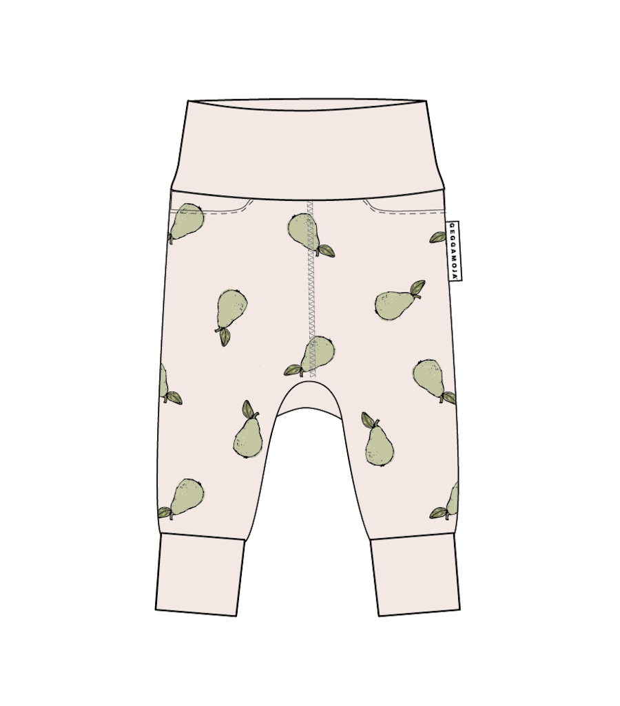 Bambus Hose mit Bündchen