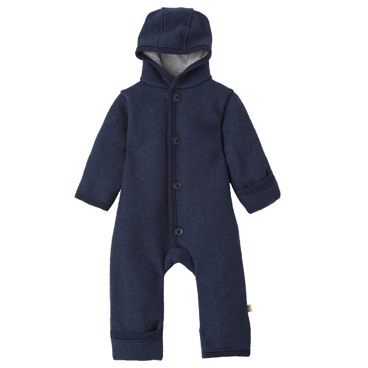 Wollwalk Overall mit Knöpfen
