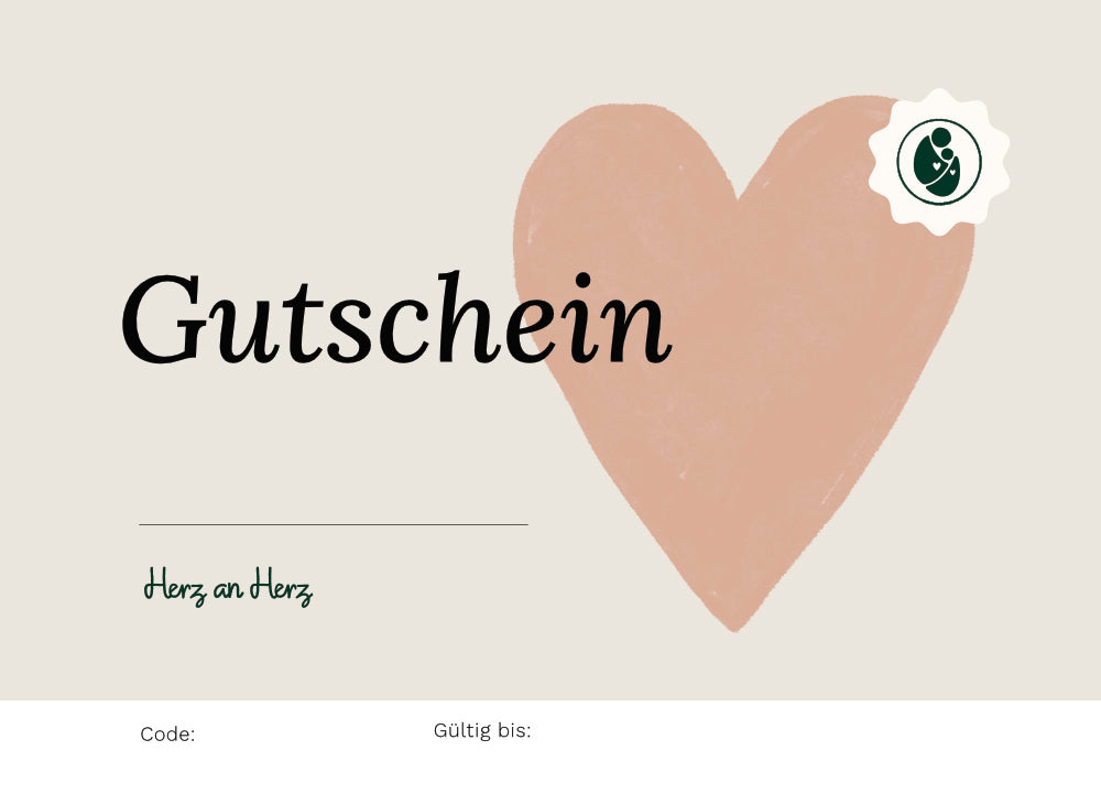 Herz an Herz E-Mail Geschenkgutschein
