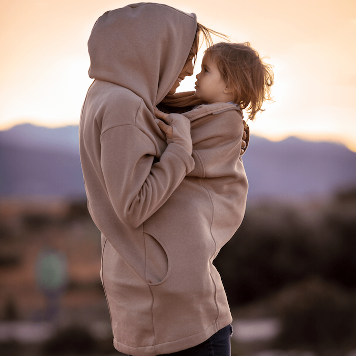 Umstands- und Tragehoodie lang KAYA