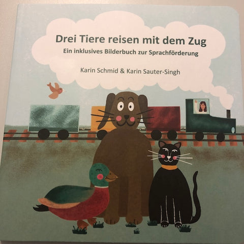 Bilderbuch - Drei Tiere reisen mit dem Zug