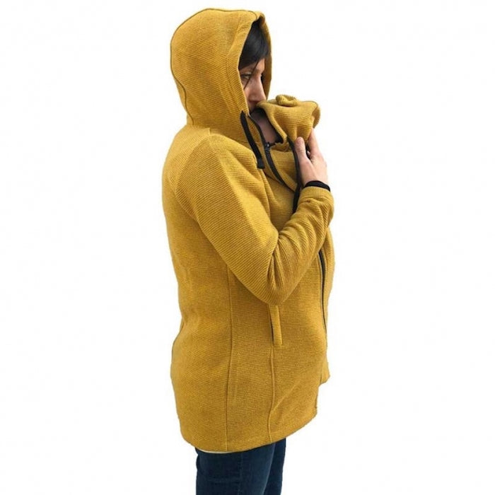 Umstands- und Tragejacke aus Wolle