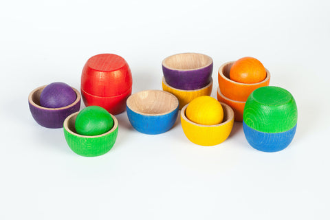 Holzspiel-Set BOWLS AND BALLS