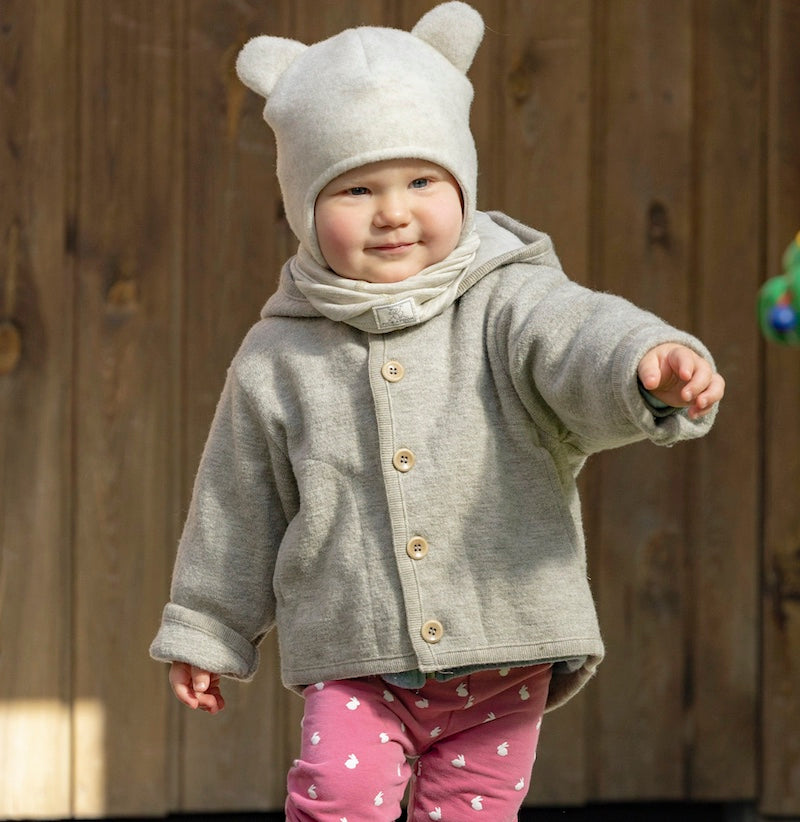 Newborn Wintermütze aus Wollfleece BEA