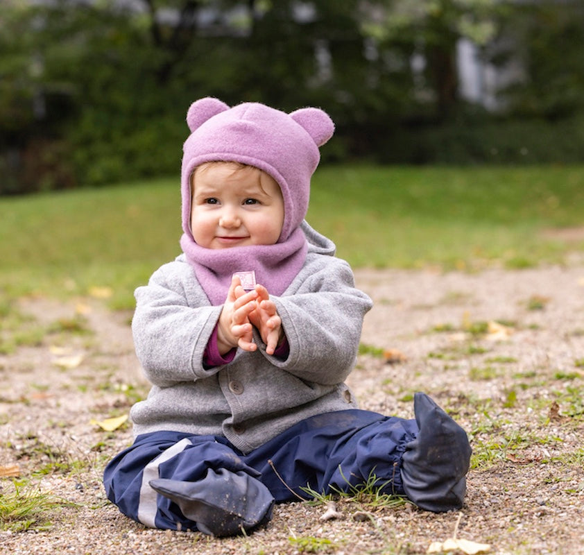Newborn Wintermütze aus Wollfleece BEA