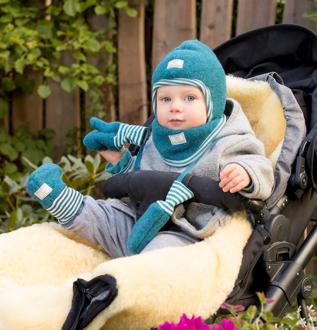 Wollfleece Dreieckstuch RINGEL