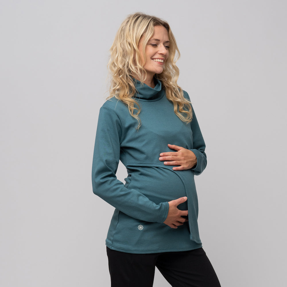 Stillfashion Umstands- und Stilloberteil URBAN STREET STYLE mit Tencel