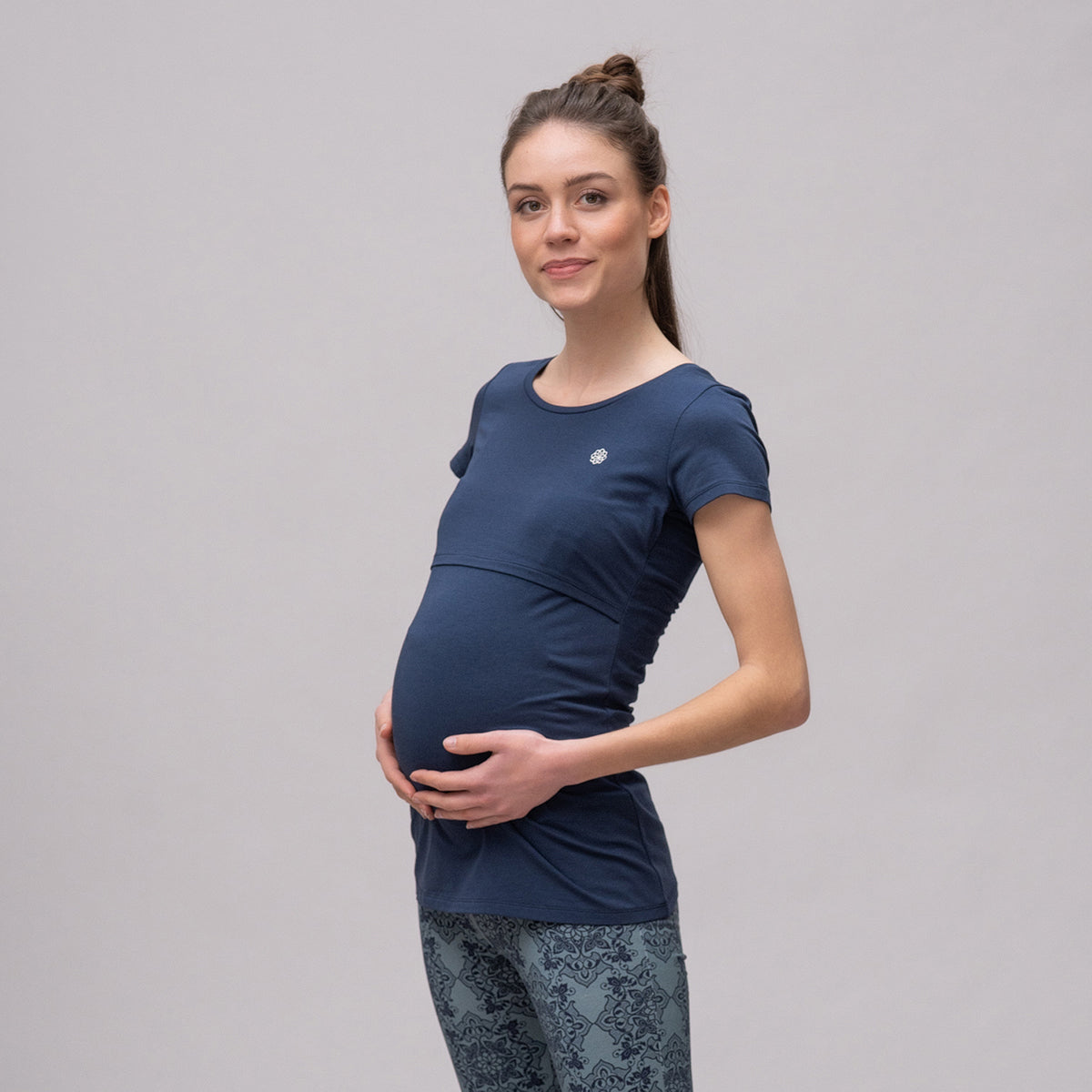 Stillfashion Umstands- und Stillshirt crossed opening mit Tencel