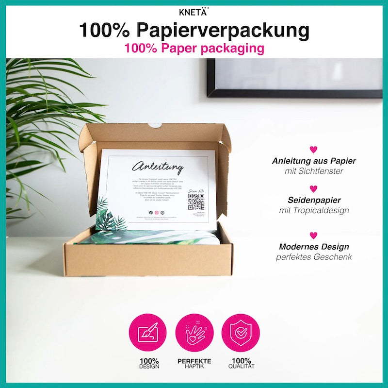 Vegane Spielknete Box mit 4 Bags