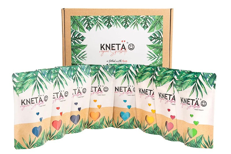 Knetä Vegane Spielknete 8er Box Bags