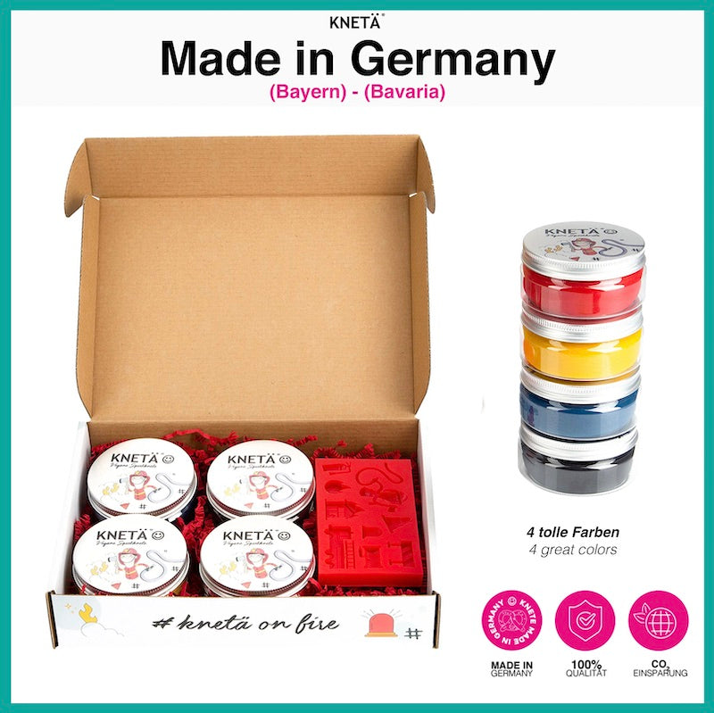 Vegane Spielknete Set FEUERWEHR