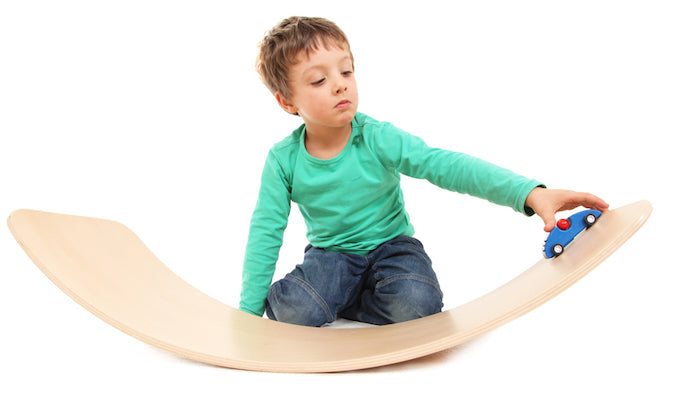 Das Brett Balance- und Bewegungsboard mit Kork