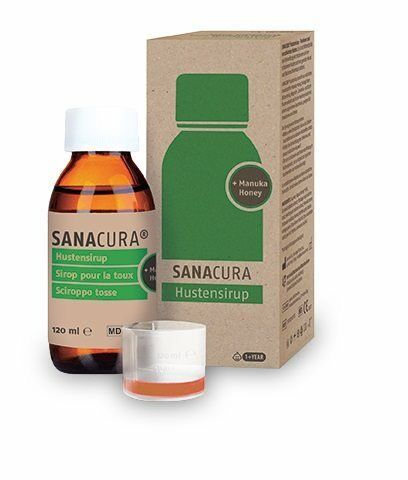 SanaCura Hustensirup mit Manukahonig für Kinder und Erwachsene