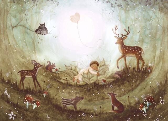 Bijde Hansje Postkarte BABYDREAM