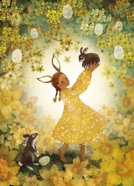 Postkarte EASTER BUNNY