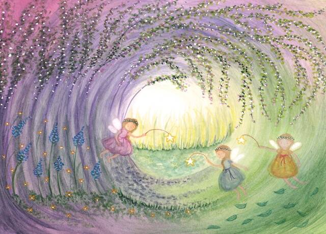 Bijde Hansje Postkarte FAIRIES