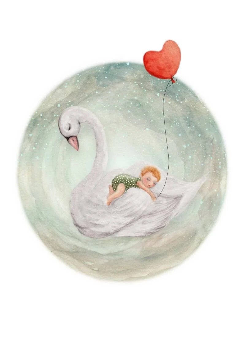 Bijde Hansje Postkarte LULLABABY EMERALD