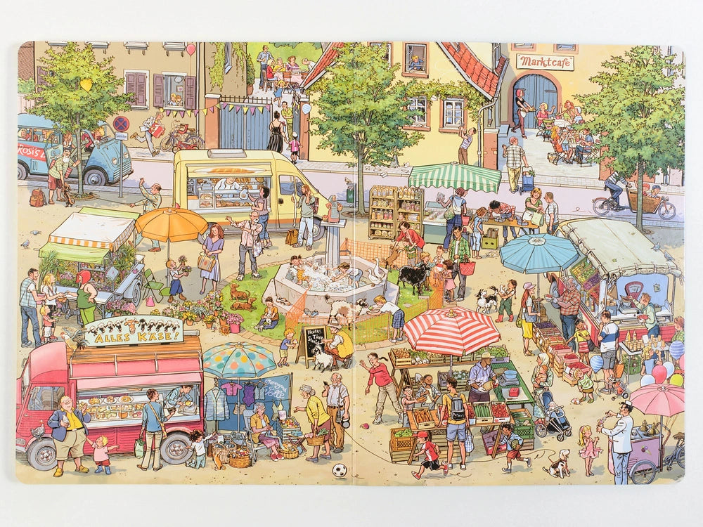 Wimmelbuch-Geschichte - Auf zum Markt
