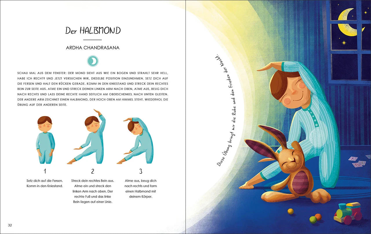 Kinderbuch - Kinderyoga zum Einschlafen