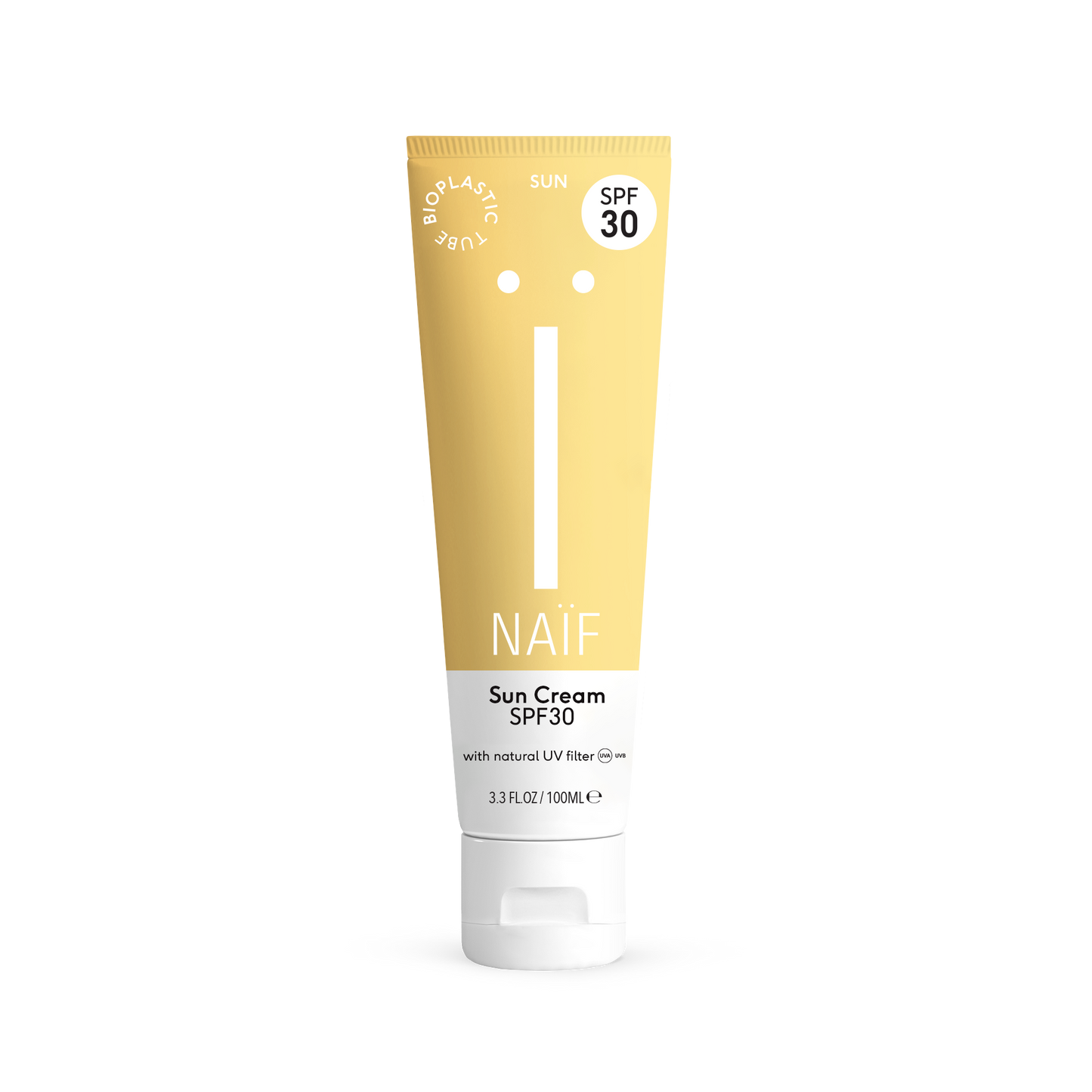Naïf Adult Suncreen SPF30 - Sonnencrème für Erwachsene, 100ml, vegan