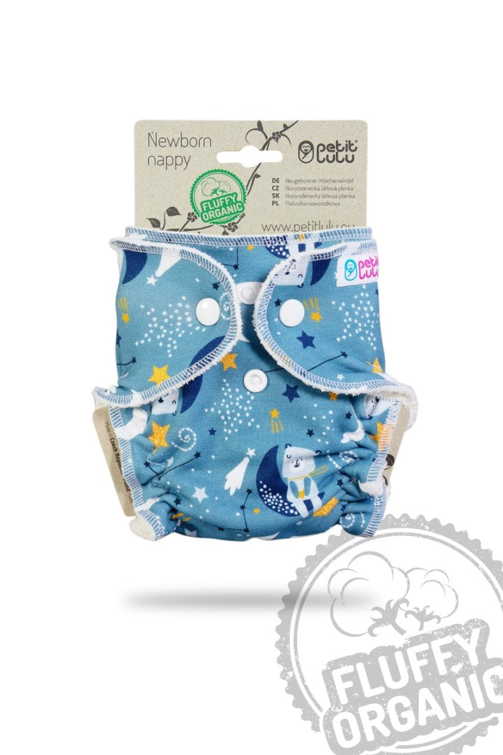 Petit Lulu Stoffwindeln Newborn Höschenwindel Höwi mit Bio-Baumwolle