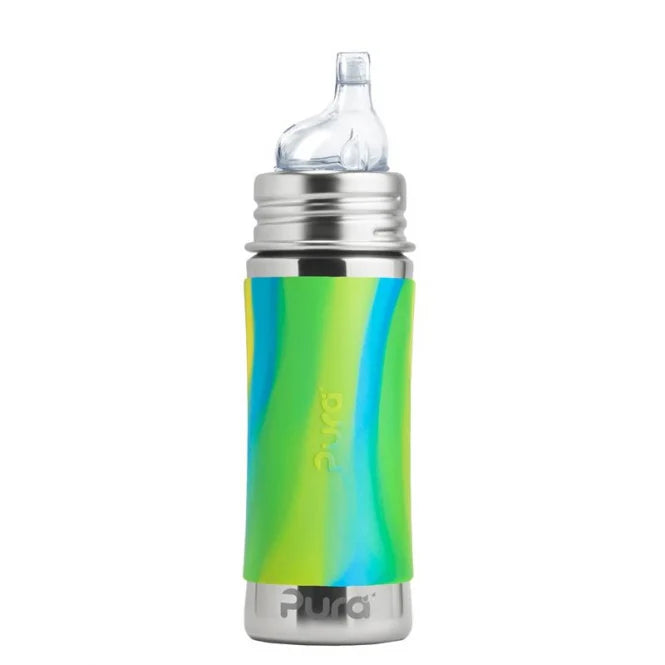 Sportflasche mit Trinklernaufsatz, 325ml