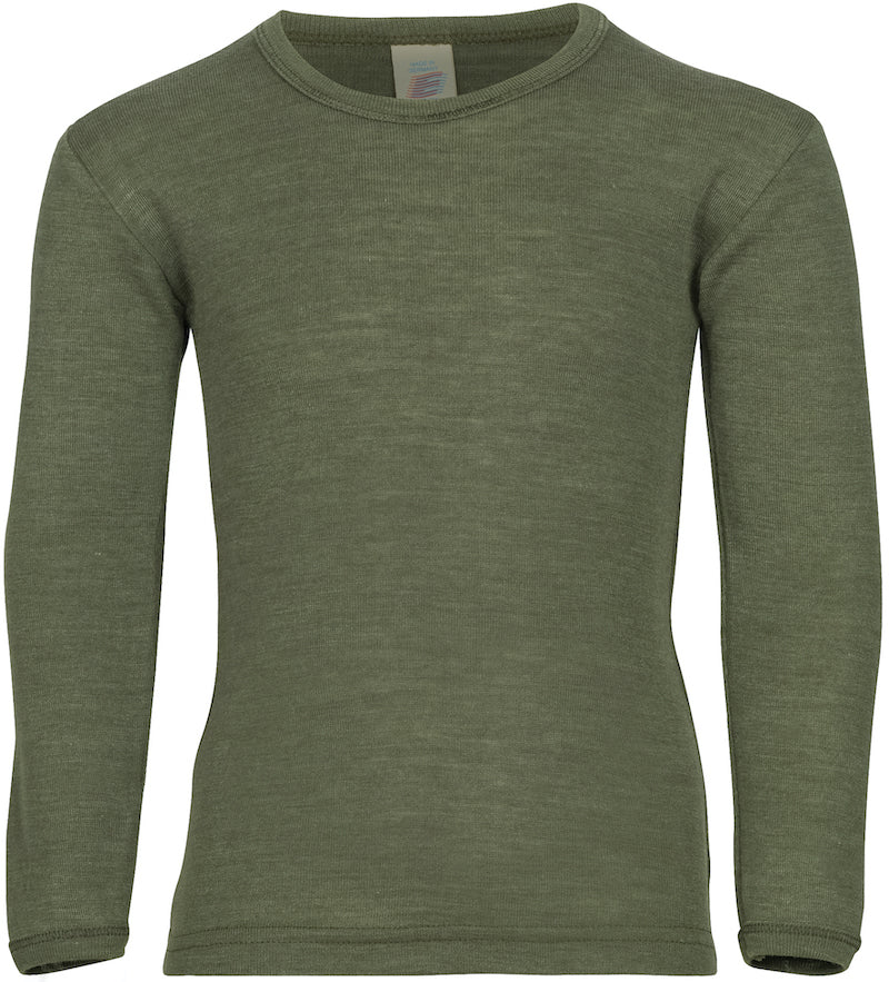 Wolle-Seide Shirt langarm