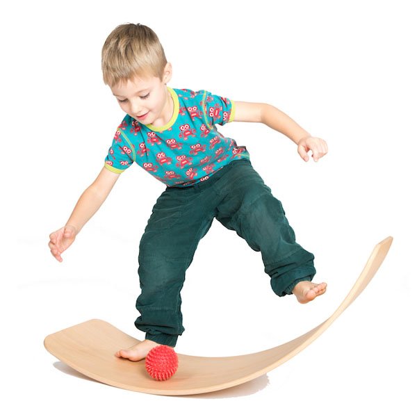 Das Brett Balance- und Bewegungsboard mit Kork