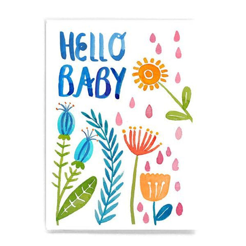 Postkarte HELLO BABY