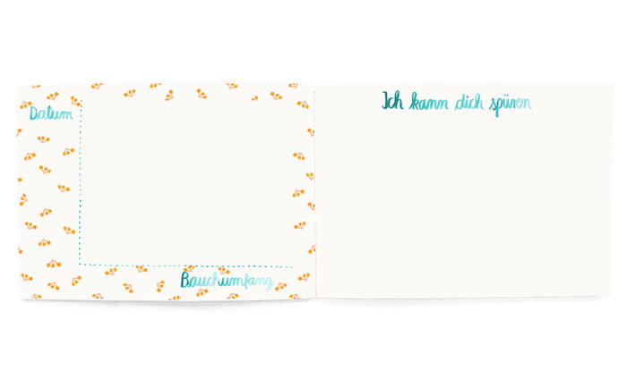 Erinnerungsbuch Schwangerschaft SCHWANGER MIT DIR