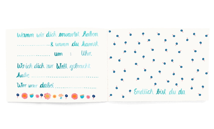 Erinnerungsbuch Schwangerschaft SCHWANGER MIT DIR