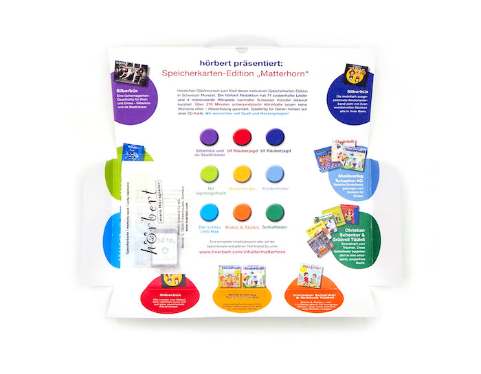 Speicherkarte für hörbert MATTERHORN (schweizerdeutsch)