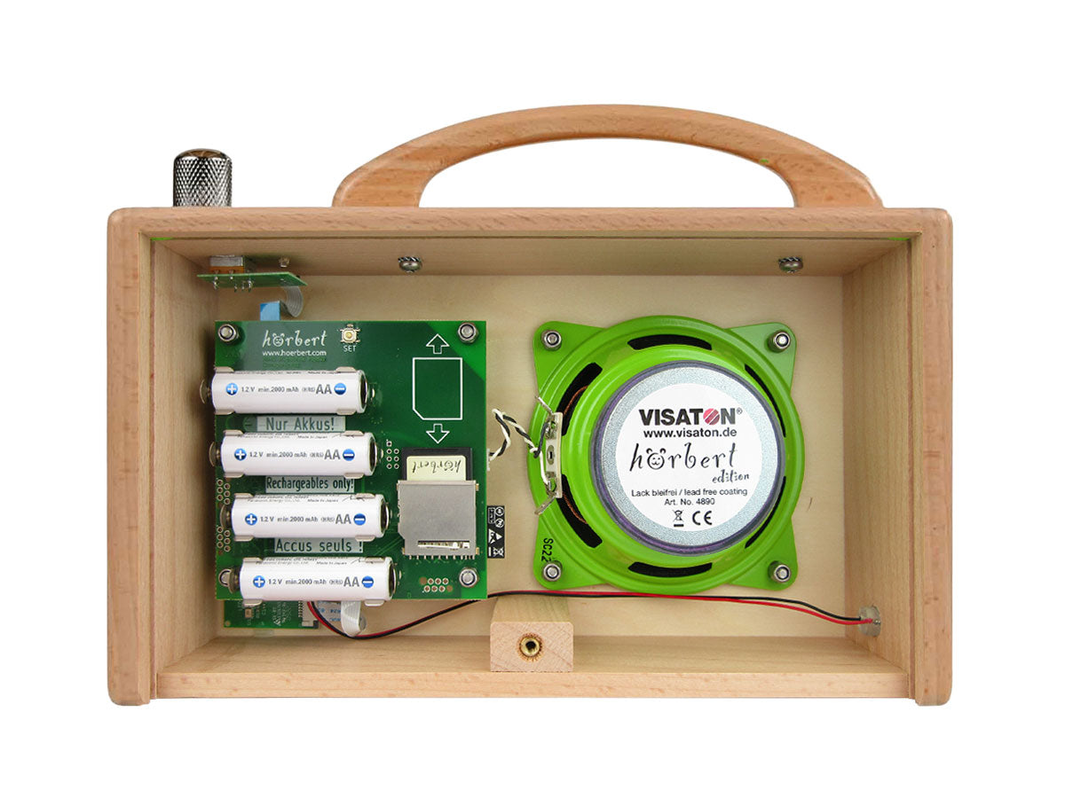 Kinder MP3-Player aus Holz HÖRBERT 3.0