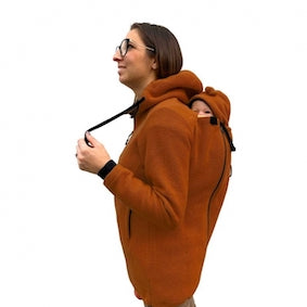 Umstands- und Tragejacke aus Wolle