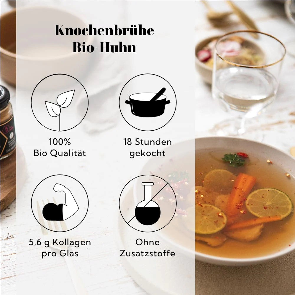 Bio Huhn Knochenbrühe, 370ml