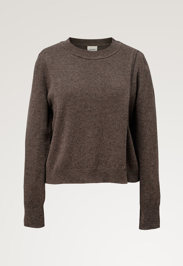 Umstands- und Still-Pullover mit Wolle