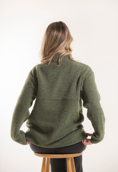 Umstands- und Still-Sweater mit recycelter Wolle