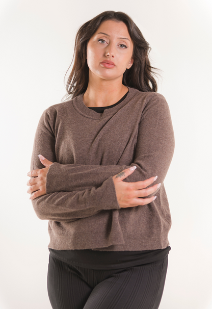 Umstands- und Still-Pullover mit Wolle