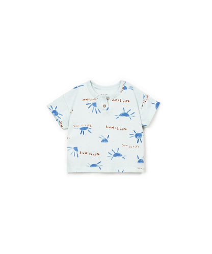 T-Shirt kurzarm Recycling-Baumwolle