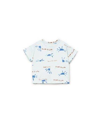 T-Shirt kurzarm Recycling-Baumwolle