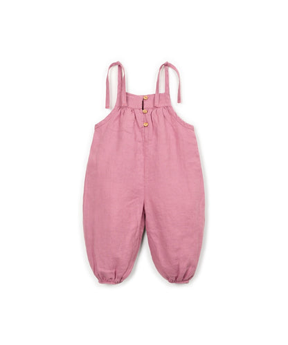 Leinen Jumpsuit mit Trägern