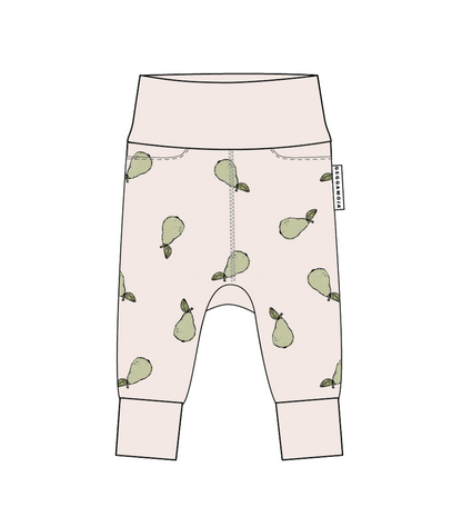 Bambus Hose mit Bündchen