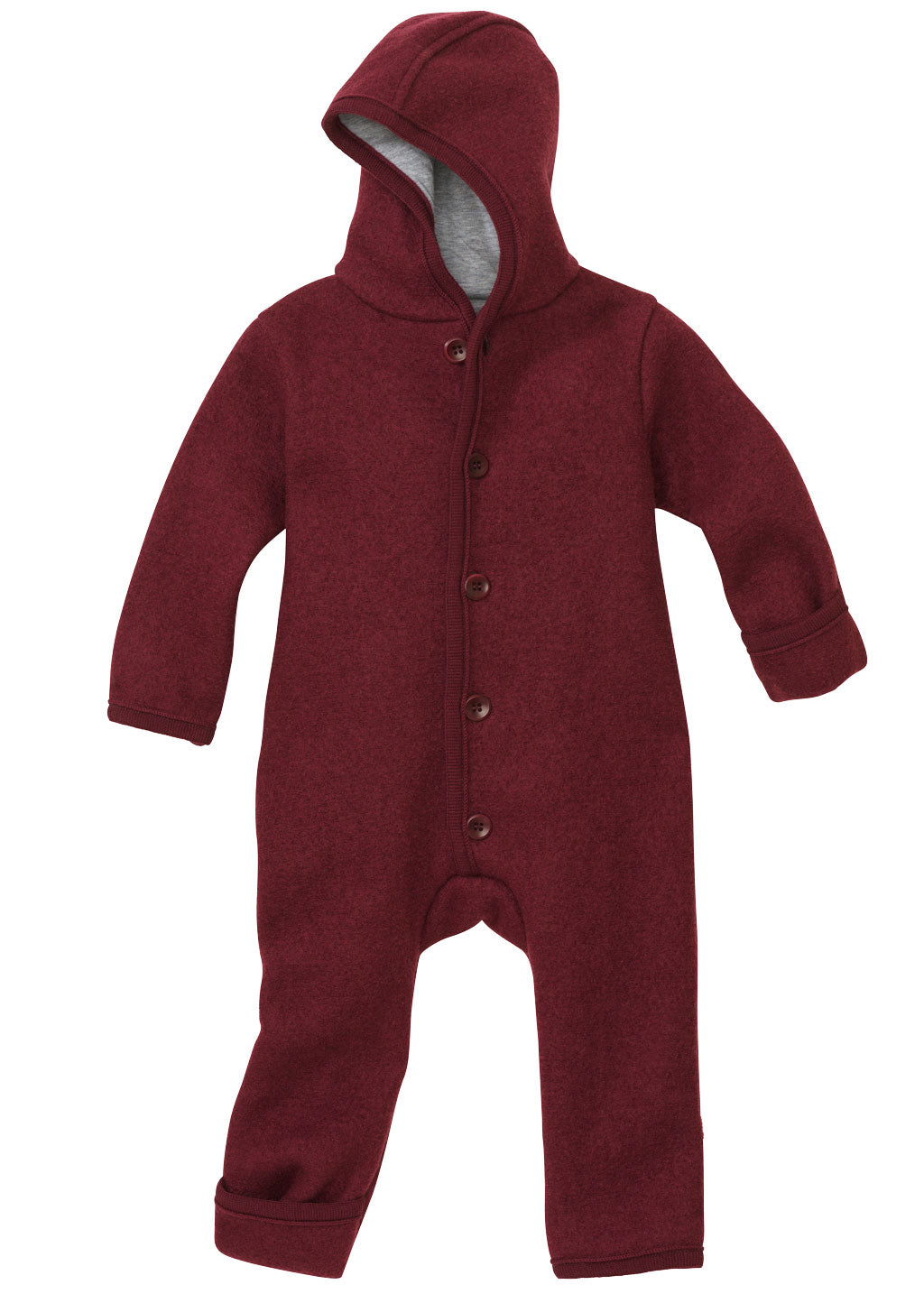 Wollwalk Overall mit Knöpfen