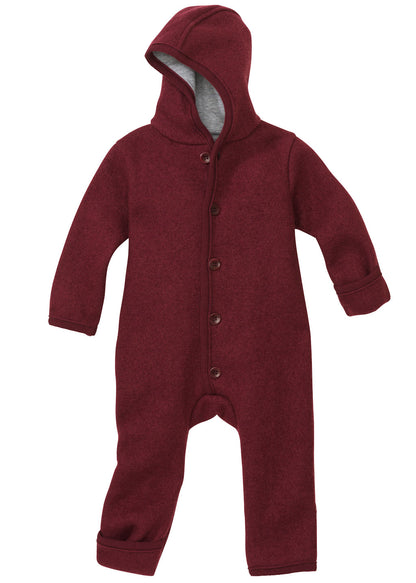 Wollwalk Overall mit Knöpfen