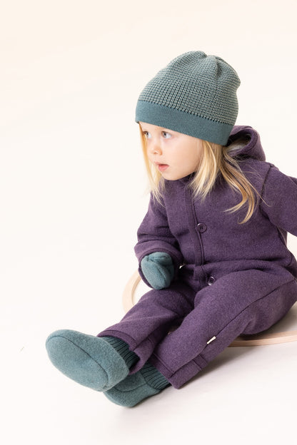 Wollwalk Overall mit Knöpfen