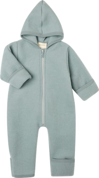 Wollfleece Overall mit Reissverschluss